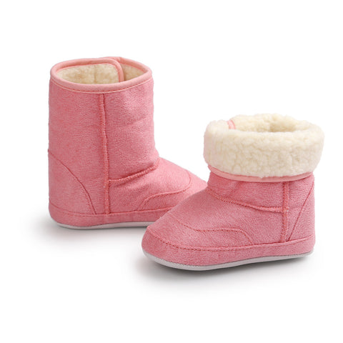 Baby Soft Sole Snow Boots Soft Crib Shoes Toddler Boots baby girls shoes winter
