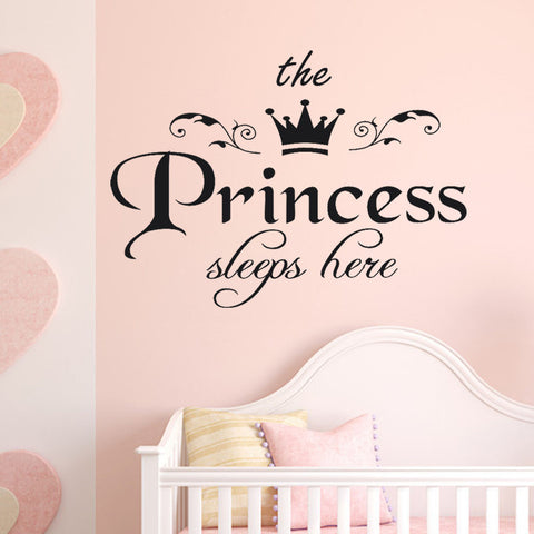 wall stickers home decor The Princess Decal Living Room Bedroom Vinyl Carving Wall Decal Sticker