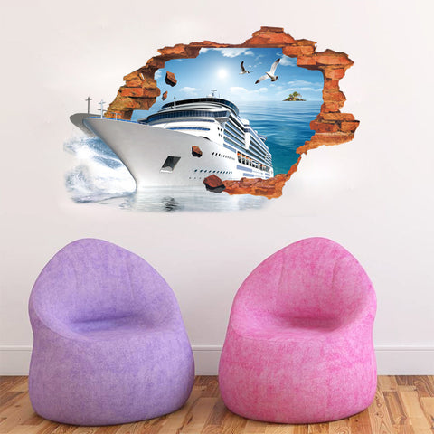 3D Cartoon Wall Stickers Mural Decal Quotes Art Home Decor